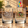 13.75 oz Whiskey Glass Custom Engraved or UV Printed