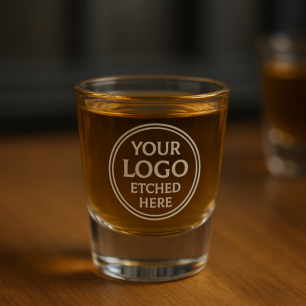 1.7 oz Custom Shot Glass, Personalized Logo Bulk Promotional Gifts