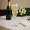 custom engraved champagne glass