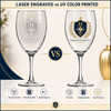 10.5oz Custom Wine Glass, Bulk Logo Gifts for Business Branding and Events