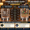 13.75 oz Whiskey Glass Custom Engraved or UV Printed