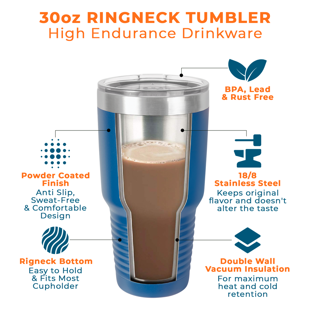 30 oz ringneck tumbler infographic