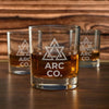 11 oz Heavy Base Finedge Rocks Glass