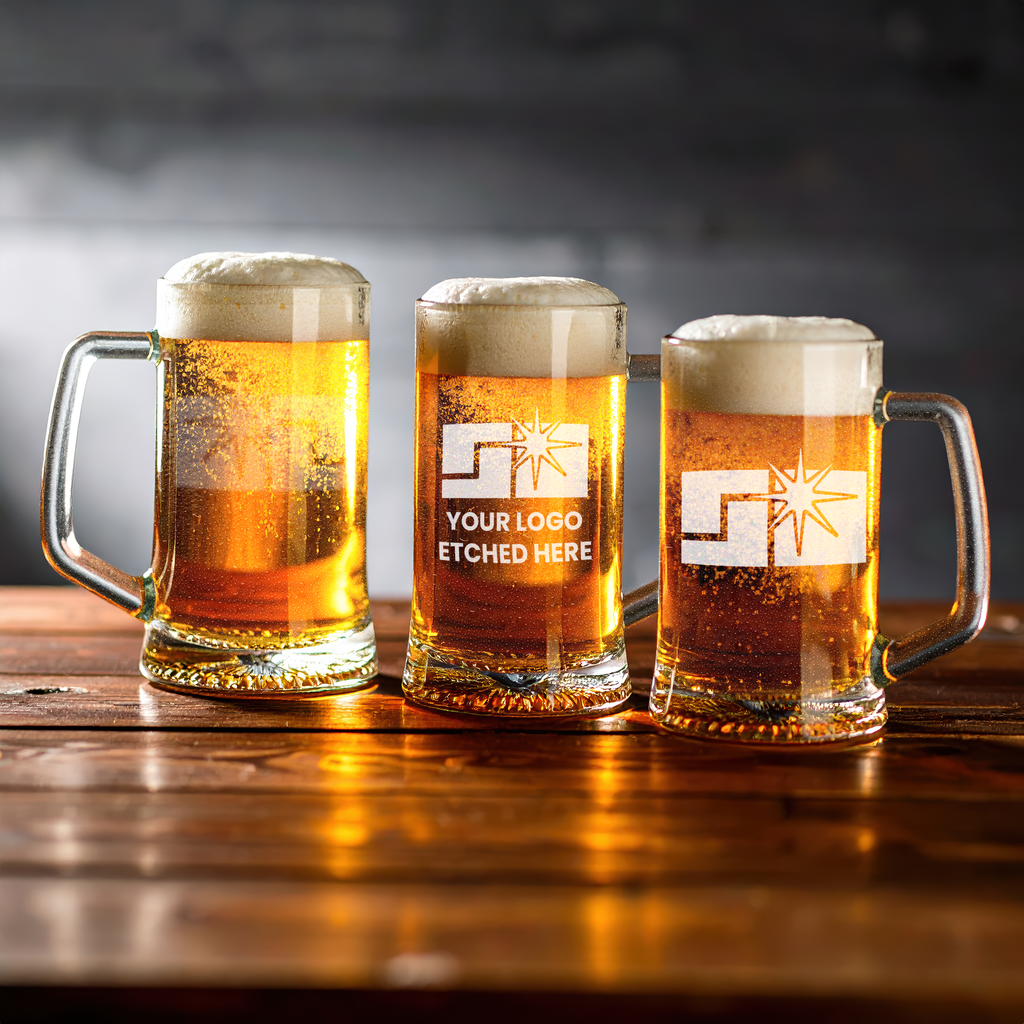 custom branded beer mugs