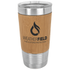 bamboo leatherette tumbler