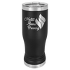 black pilsner tumbler