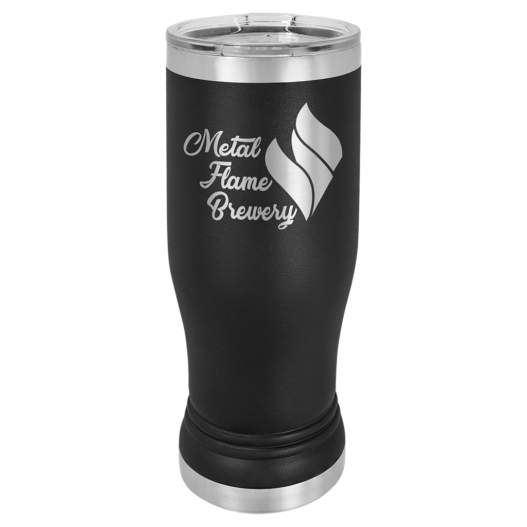 black pilsner tumbler