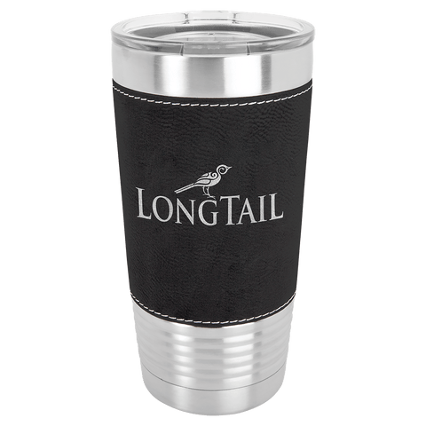 20 oz Custom Engraved Leatherette Tumblers w/ Exclusive Bulk Wholesale Pricing