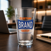 Custom Engraved 16oz Beer Glass