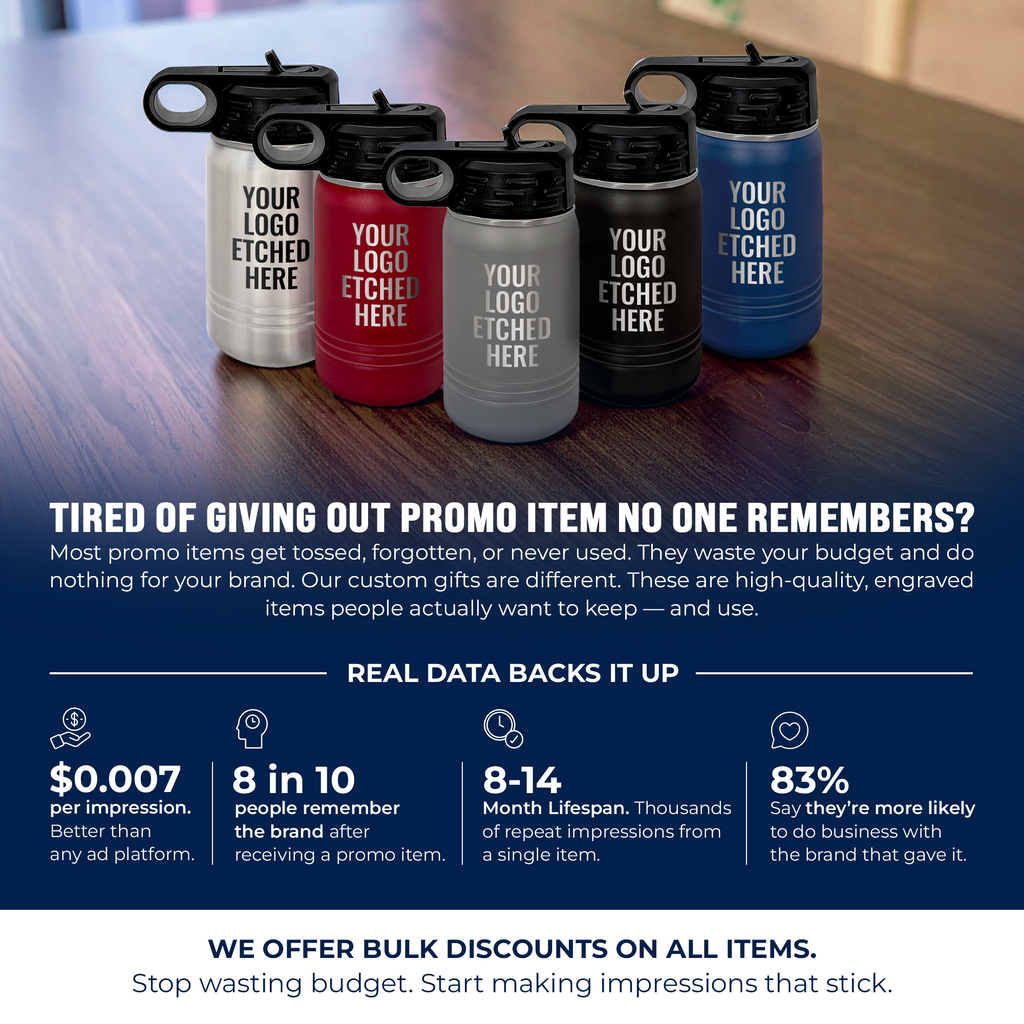 12oz Water Bottle w/ Exclusive Bulk Wholesale Pricing