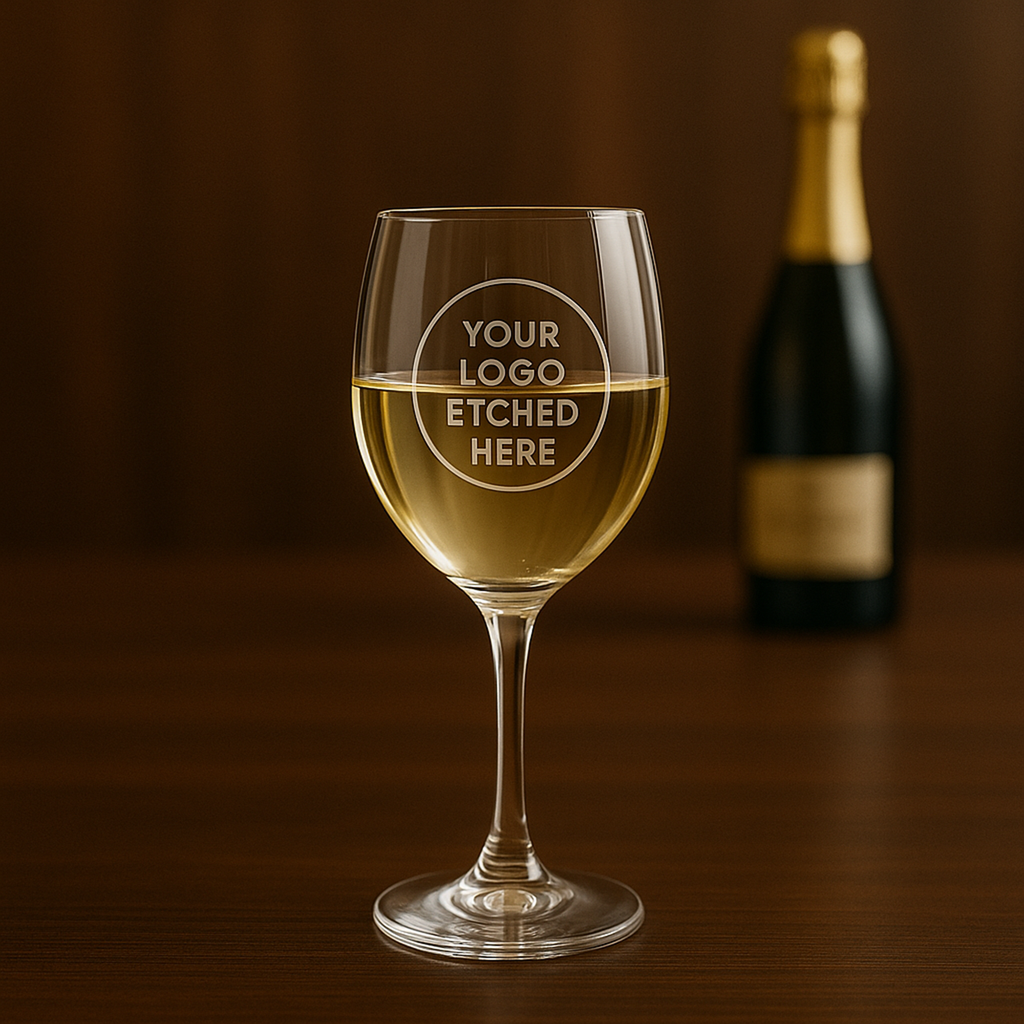 custom engraved wine glass