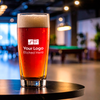 custom branded beer glass