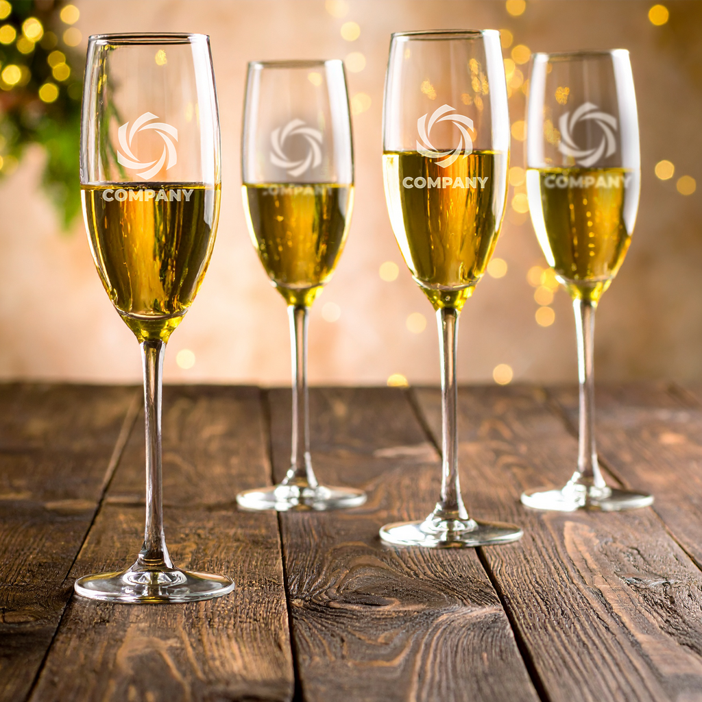 custom engraved champagne glasses