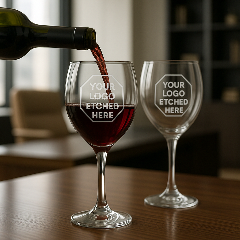 custom engraved wine glasses
