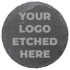 4-in Round Slate Coaster with Exclusive Bulk Wholesale Pricing