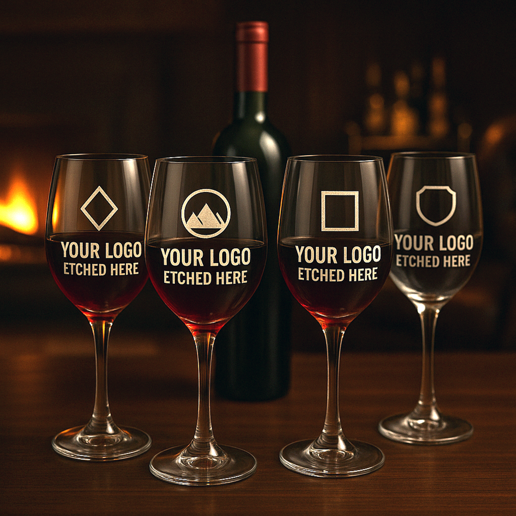 custom engraved wine glasses