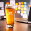custom branded beer glass