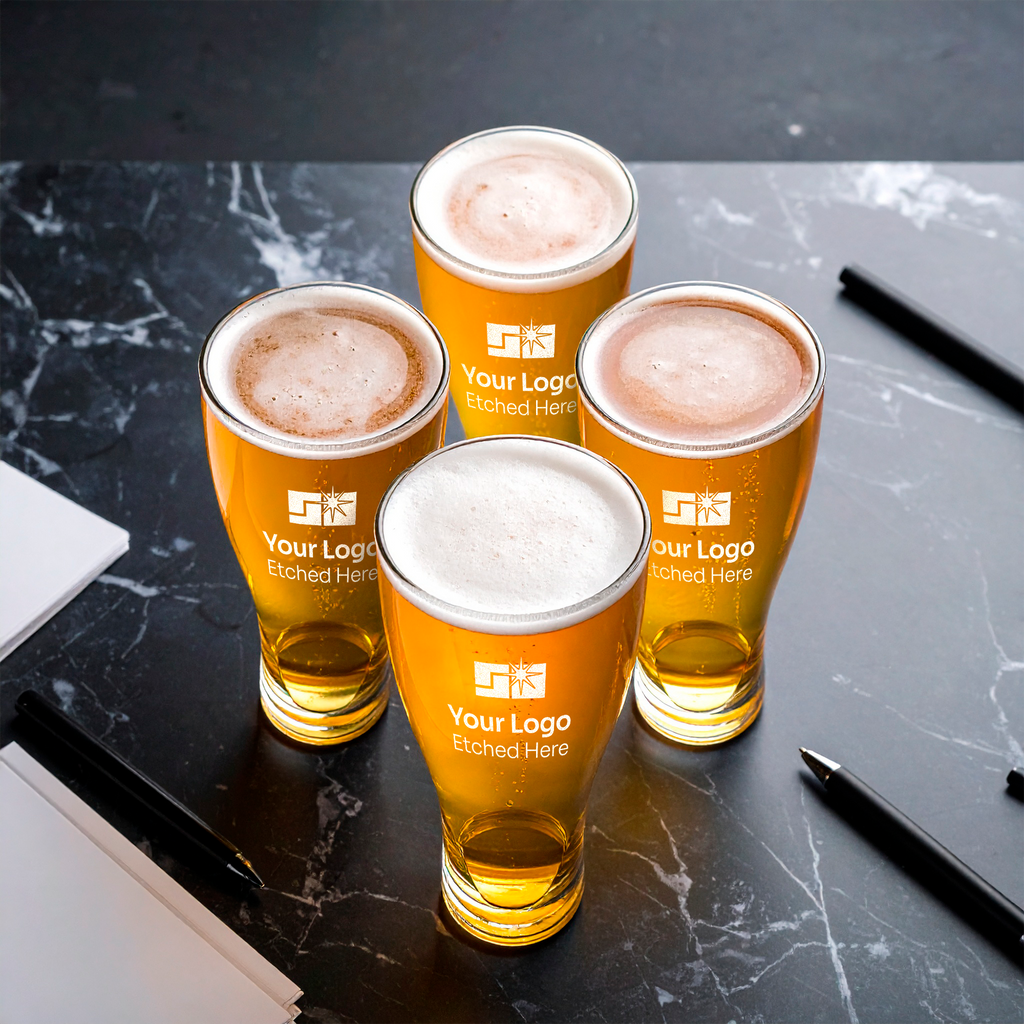 custom branded beer glasses