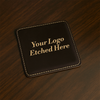 4" x 4" Square Leatherette Coaster with Exclusive Bulk Wholesale Pricing