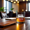 custom branded whiskey glass