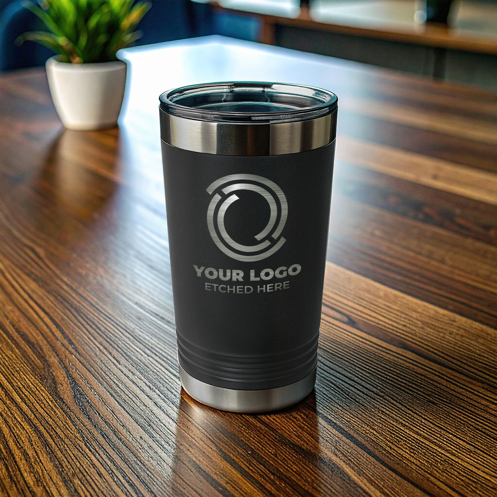 custom branded tumbler