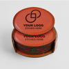 4" Round Leatherette 6-Coaster Set with Exclusive Bulk Wholesale Pricing