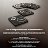 4" x 4" Square Laserable Leatherette Bottle Opener Coaster with Exclusive Bulk Wholesale Pricing