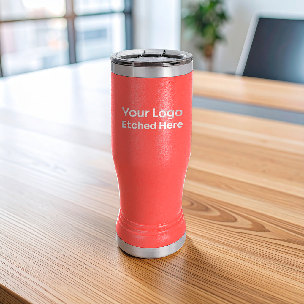 custom branded tumbler