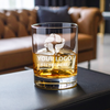 glass whiskey cup with custom logo