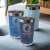 custom branded tumbler