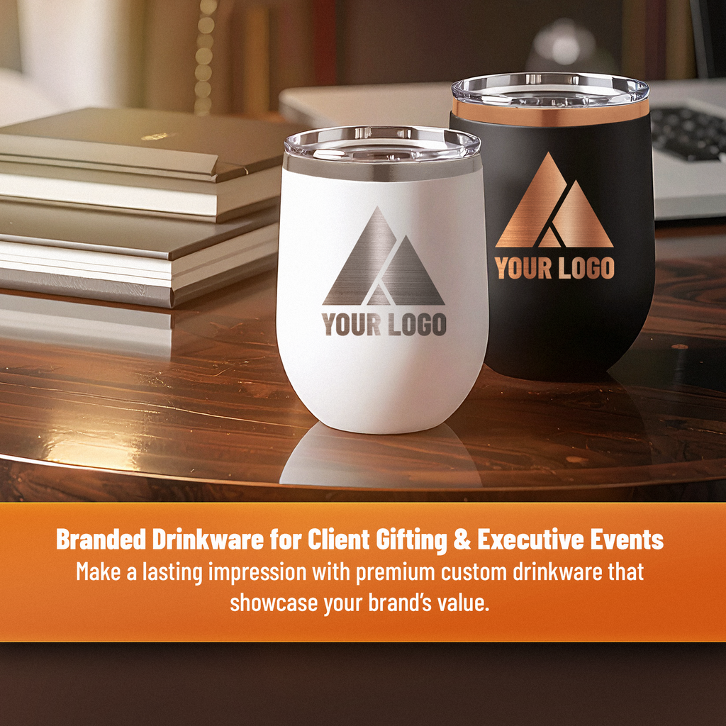 branded drinkware promotional photo