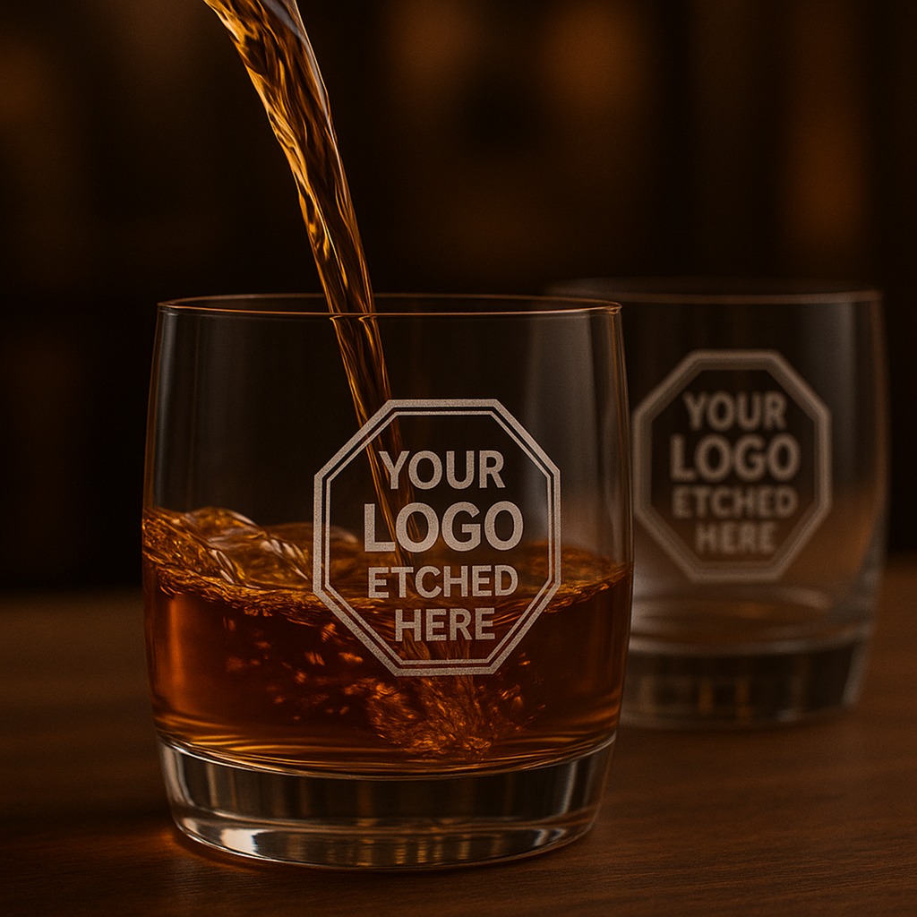 custom engraved whiskey glass
