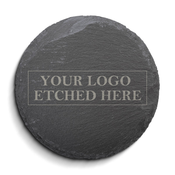 4" Round Slate Coaster Set-6 Piece with Exclusive Bulk Wholesale Pricing