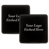 4" x 4" Square Leatherette Coaster with Exclusive Bulk Wholesale Pricing