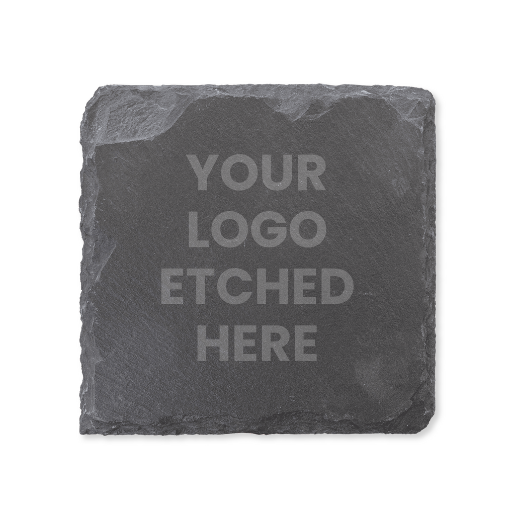 4" x 4" Square Slate Coaster Set-6 Piece with Exclusive Bulk Wholesale Pricing