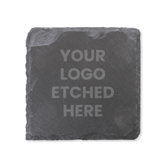 4" x 4" Square Slate Coaster Set-6 Piece with Exclusive Bulk Wholesale Pricing