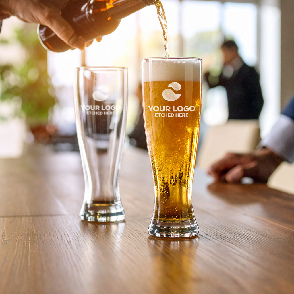 custom branded beer glasses