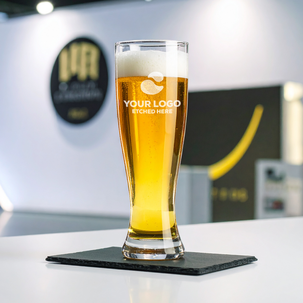 custom branded beer glass