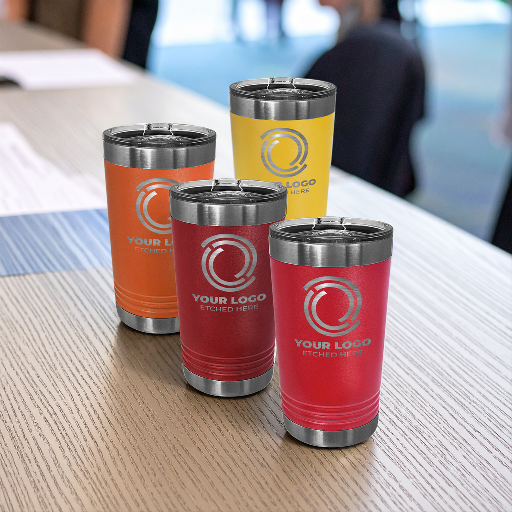 custom branded tumbler