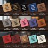 4" x 4" Square Leatherette Coaster with Exclusive Bulk Wholesale Pricing