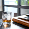 custom branded whiskey glass