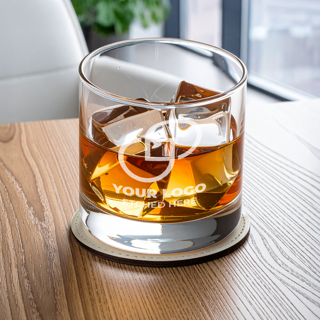 4" Round Leatherette 6-Coaster Set with Exclusive Bulk Wholesale Pricing