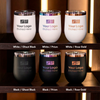 custom branded stemless wine tumblers