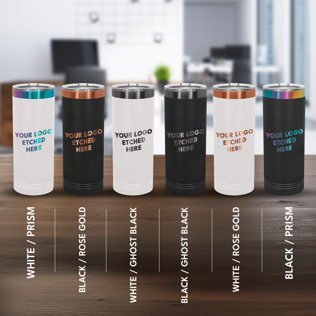 22oz ION Plated Skinny Tumbler w/ Exclusive Bulk Wholesale Pricing