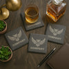 4" x 4" Square Slate Coaster with Exclusive Bulk Wholesale Pricing