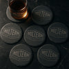 4" Round Slate Coaster Set-6 Piece with Exclusive Bulk Wholesale Pricing