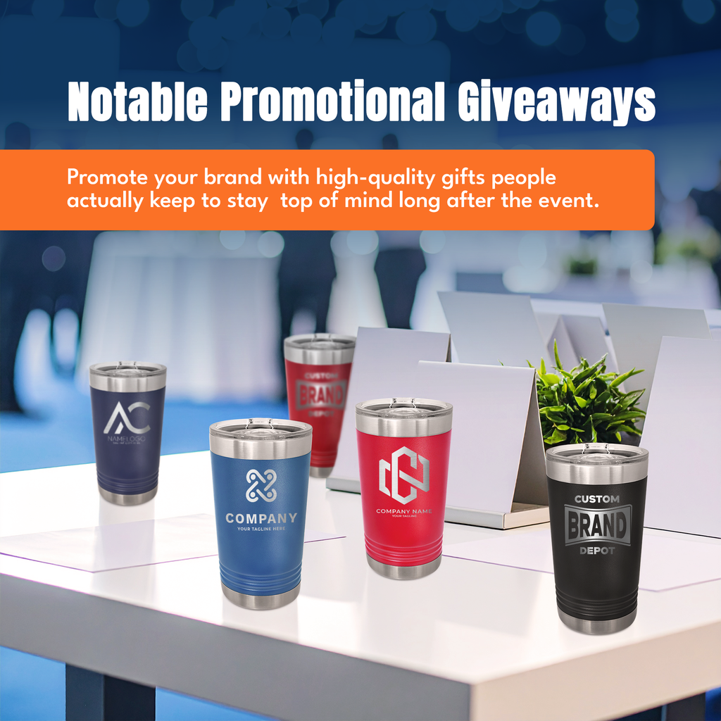 promotional giveaway tumbler photo