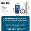 item size infographic