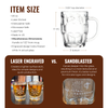 glass mug laser engraving infographic