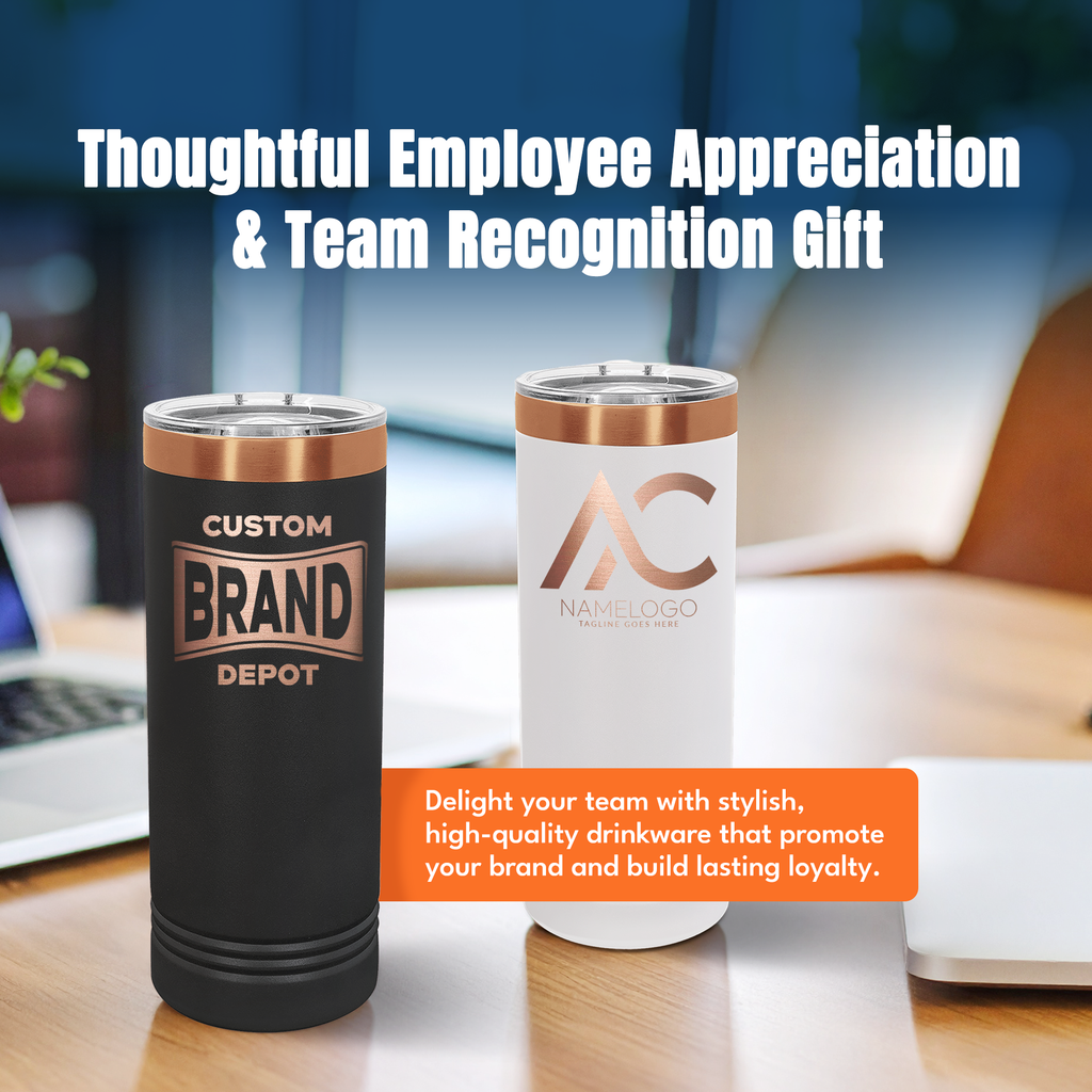 22oz ION Plated Skinny Tumbler w/ Exclusive Bulk Wholesale Pricing